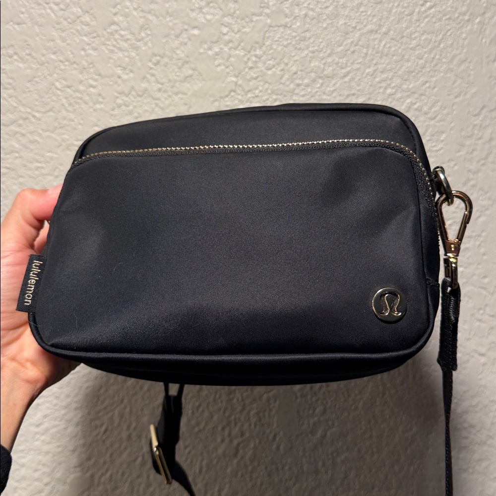 lululemon athletica Jet Black Crossbody Bag